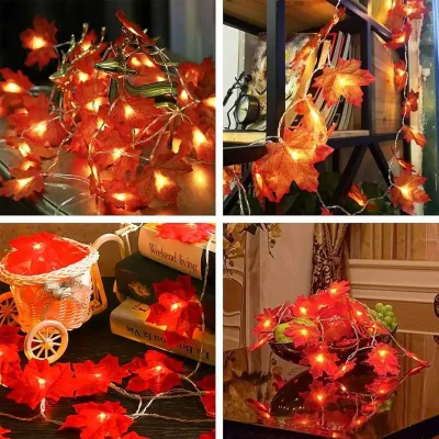 Maple Leaves Led String Lights